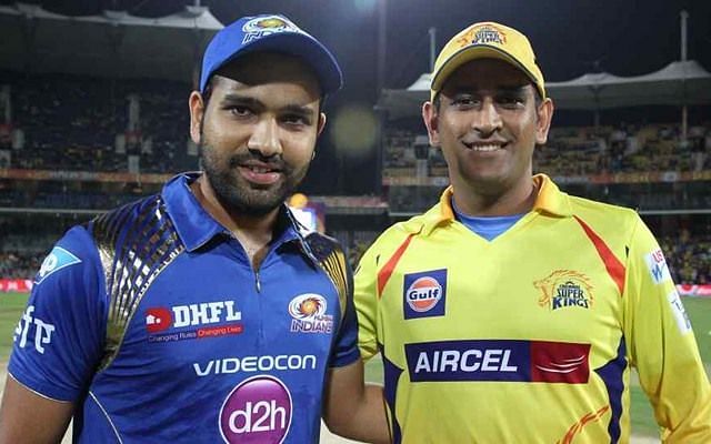 Rohit and Dhoni ( Image Courtesy: BCCI/IPLT20.com)