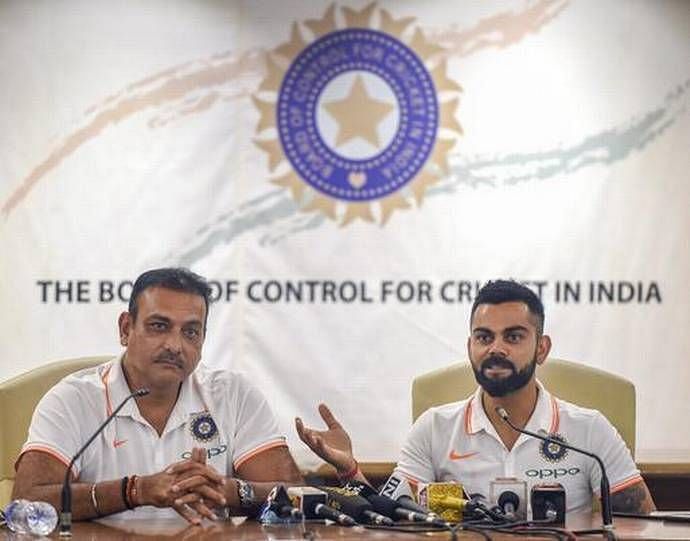 Ravi shastri &amp; Virat kholi Kuldeep