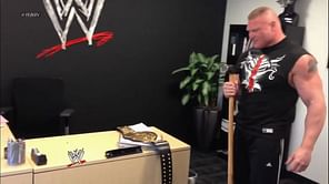 WWE history: When Brock Lesnar did the unthinkable in Triple H's office