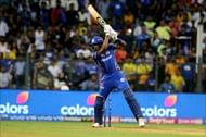 Hardik Pandya commonly uses his wrists to score boundaries.