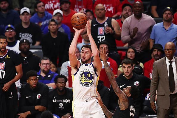 Klay Thompson is being linked with a summer move to the Clippers