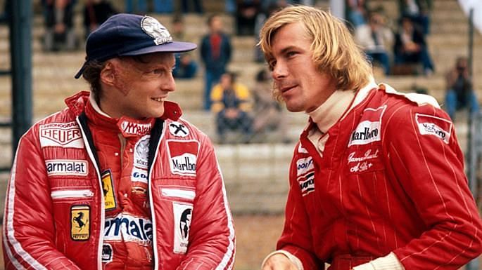 One of F1&#039;s greatest rivalries - Niki Lauda and James Hunt