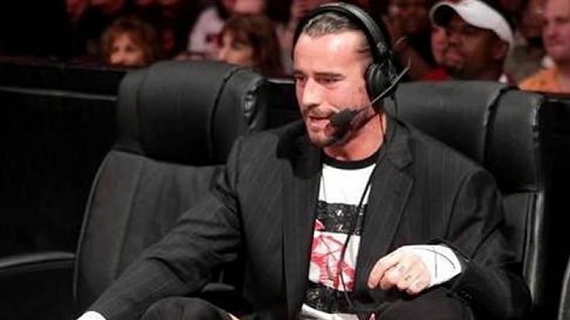 CM Punk as the WWE Commentator
