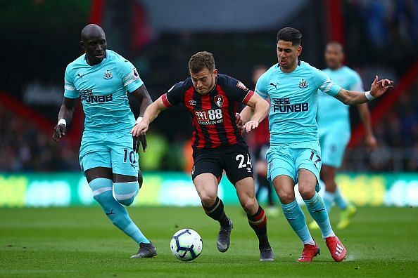 Ryan Fraser in action against Newcastle United