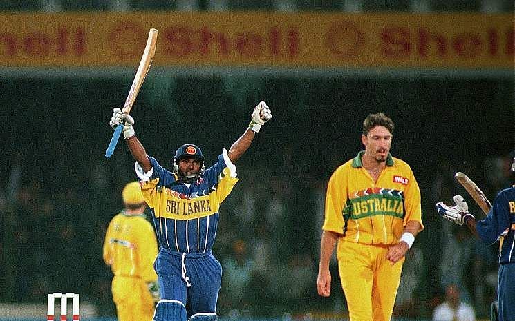 With his brilliant century, three wickets and two catches, Aravinda de Silva clinched the World Cup 1996 for Sri Lanka.