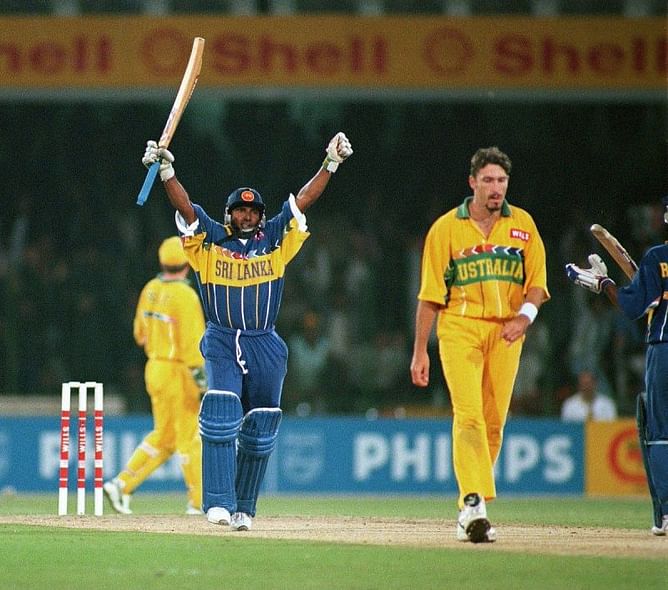 De Silva's brilliance trumps Australia: 1996 World Cup stats and records