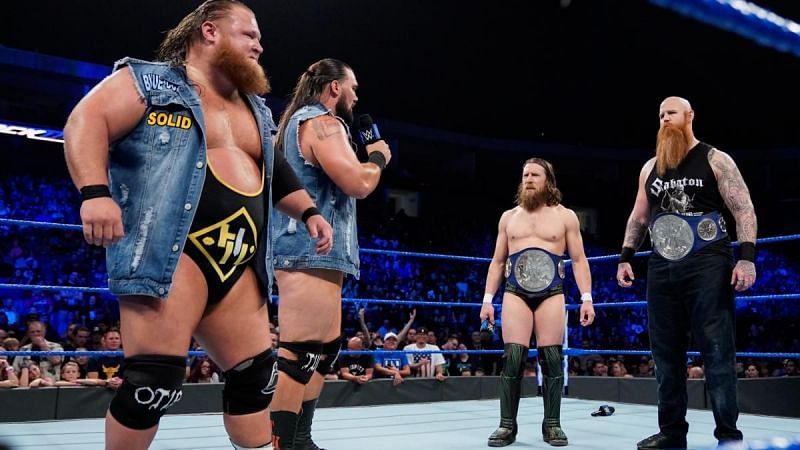 Heavy Machinery have challenged Bryan and Rowan for the SD Live Tag Team Titles