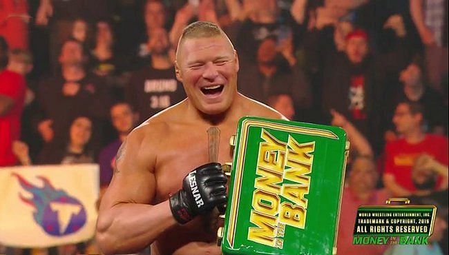 Brock Lesnar is now Mr. Money in the Bank.