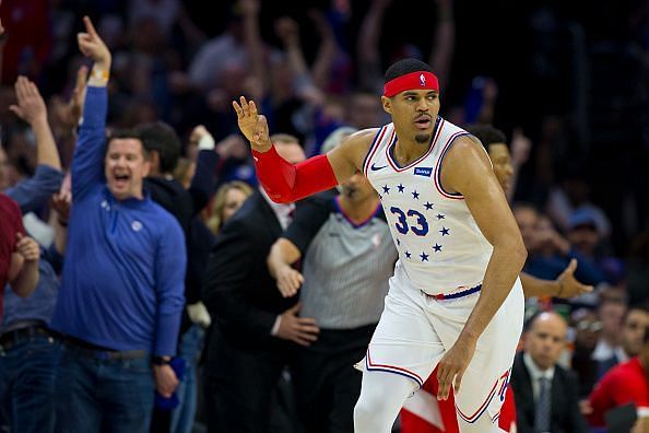 Tobias Harris spent the second half of the season with the Philadelphia 76ers