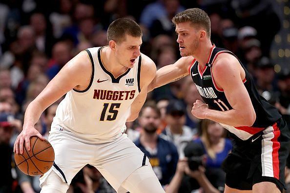 Nikola Jokic has led the Denver Nuggets from the front