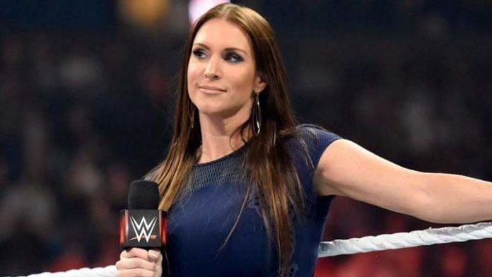 Stephanie McMahon inside the ring