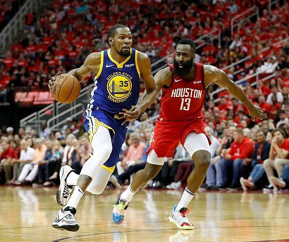 Golden State Warriors v Houston Rockets - Game Three