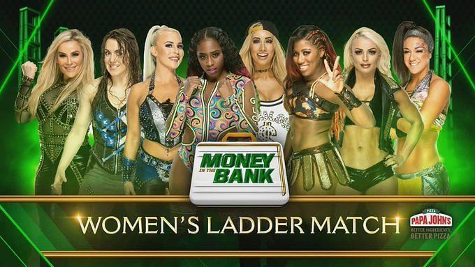 The women kicked off the PPV with a hellacious Money in the Bank ladder match