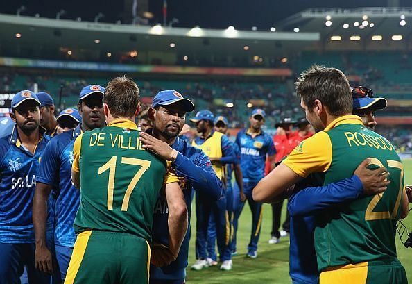 South Africa won their first-ever knock-out match at the World Cup.