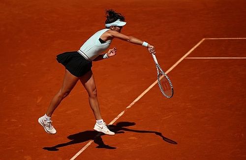 Mihaela Buzarnescu fired on all cylinders during her first round at the BNL Internazionali D'Italia