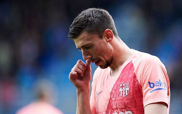 Lenglet displaced Umtiti from the starting lineup