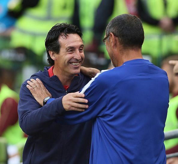 Unai Emery and Maurizio Sarri will be looking to finish the season on a high with Europa league triumph