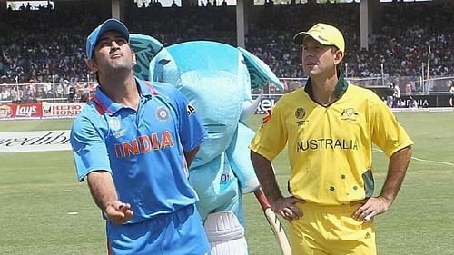 MS Dhoni and Ricky Ponting
