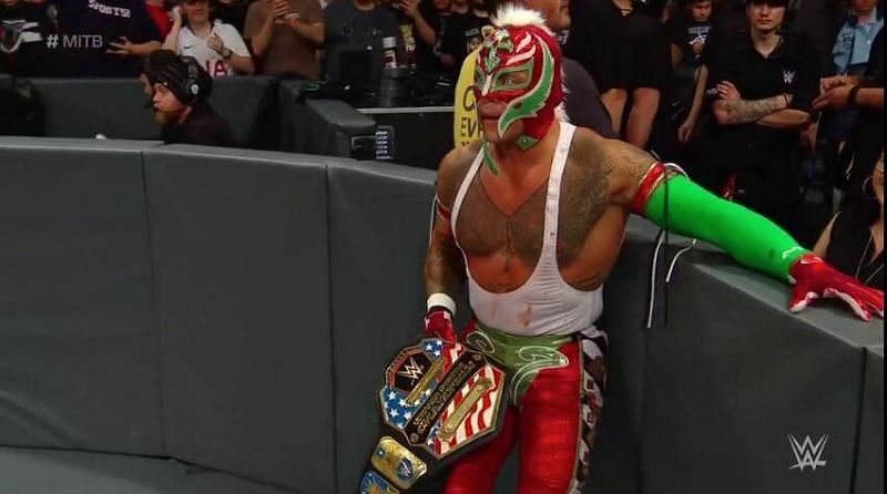 Even Mysterio was surprised when he captured the United States title at Money in the Bank.