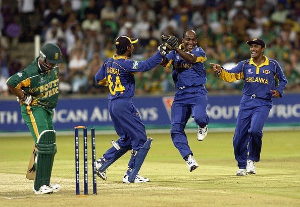 Match 40 between SL v SA ended in a tie