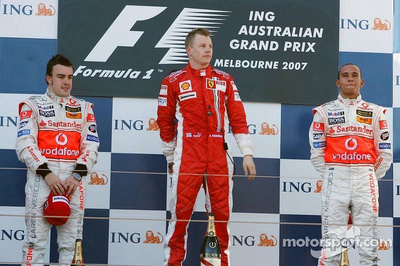 Kimi came to Ferrari and made an immediate impact by winning his very first and only race