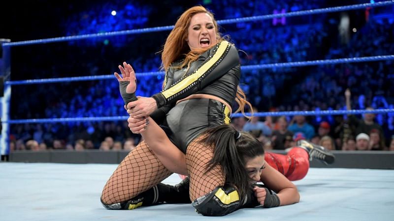 Bayley tapped out on SmackDown Live