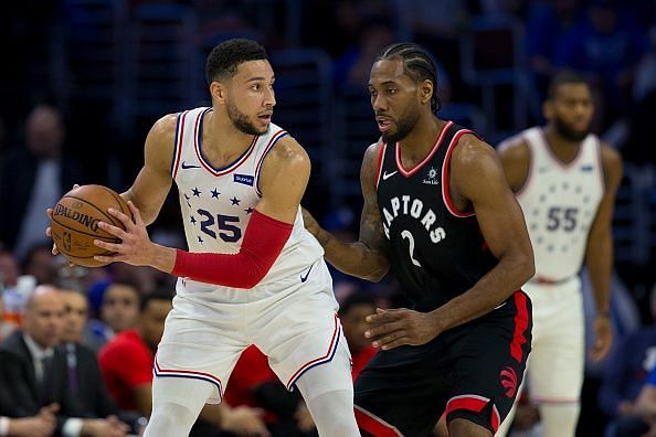 Kawhi Leonard and Ben Simmons will face off in Game 4 of the series