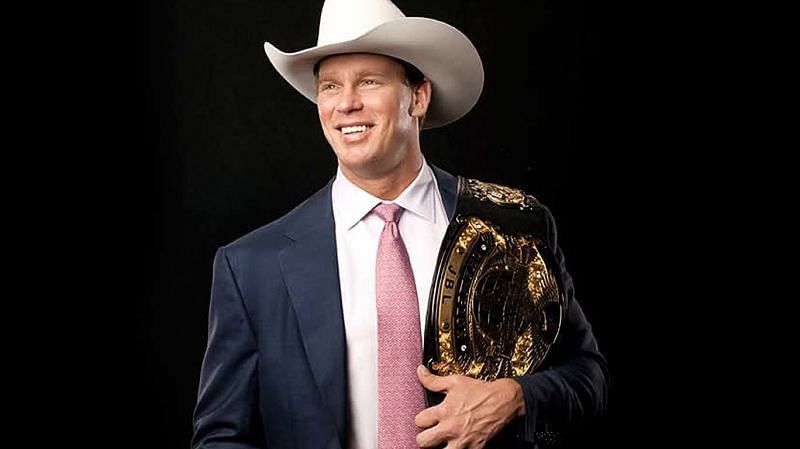 John Bradshaw Layfield as WWE Champion.