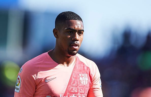 Brazil&#039;s Malcom has barely featured for FC Barcelona since his arrival from Ligue 1 in the summer