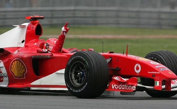 Michael Schumacher won his seventh Canadian GP in the same year he won his seventh title.