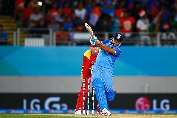 Raina scored a fantastic century against Zimbabwe