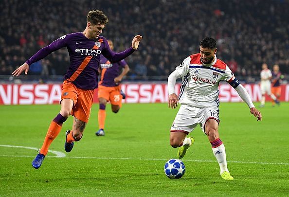 Nabil Fekir (right)