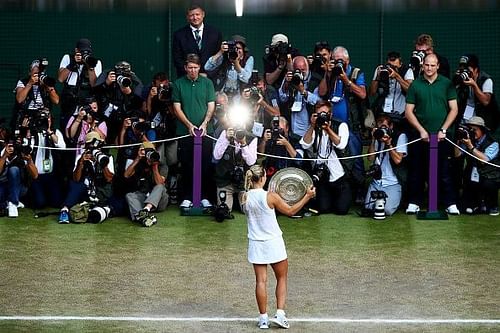 Angelique Kerber, the defending champion