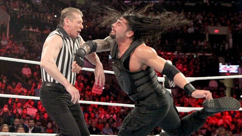 Vince has attempted to terrorize Reigns more than once.