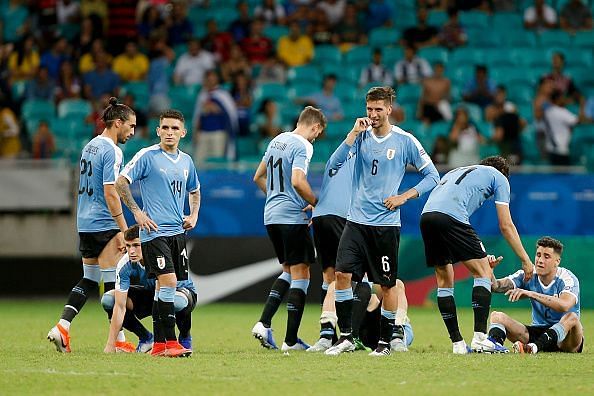 Uruguay were shockingly eliminated by Peru at the Copa America