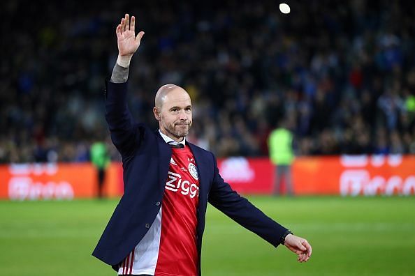 ten Hag, appointed in December 2017, has a 74% win rate with Ajax and earned admirers this term