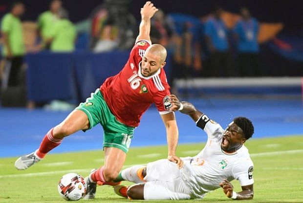 The Ivorians could not keep the Moroccans down.