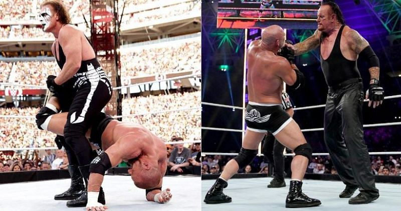 The Game and Sting ended the Monday Night War in 2014, whilst Goldberg and Undertaker had a botch-fest in 2019.