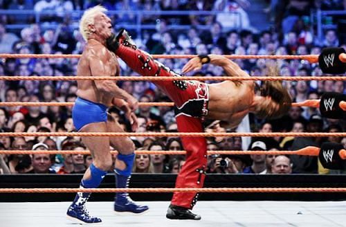 Flair vs Michaels