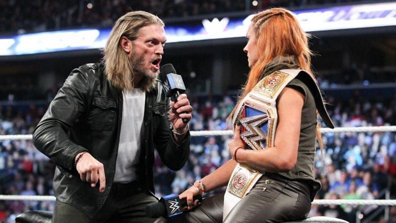 Edge and Becky Lynch have aired all their issues on Social Media