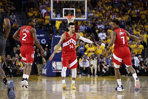 The Raptors have now taken a 3-1 lead over the Warriors