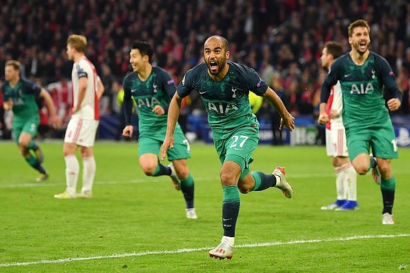Moura scored in the last second of the game to send Tottenham into the final