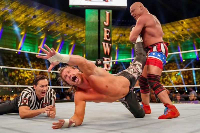 Kurt Angle appeared at the Greatest Royal Rumble and at Crown Jewel. Will he show tonight?