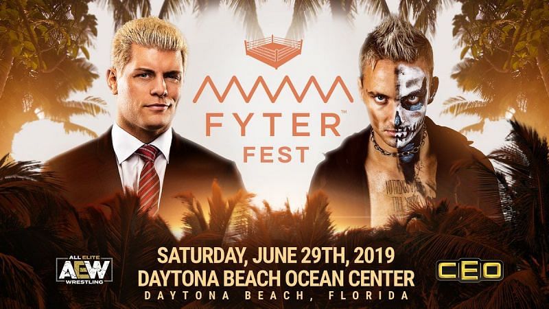 Image result for aew fyter fest cody vs darby allin