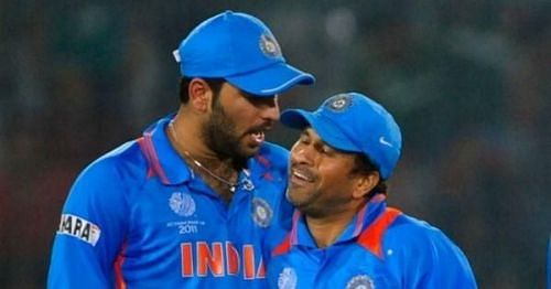 Yuvraj Singh took to Twitter to respond to Sachin Tendulkar&#039;s words of praise