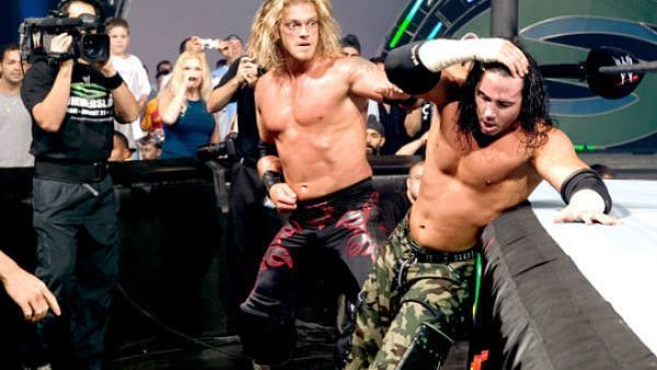 Edge demolished Hardy when the pair faced off at Summerslam 2005.