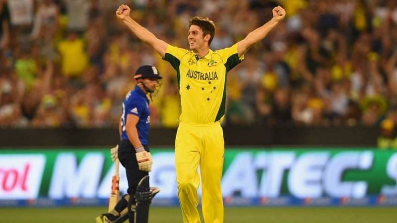 Mitchell Marsh picked a 5-wicket haul in the second match of ICC World Cup 2015