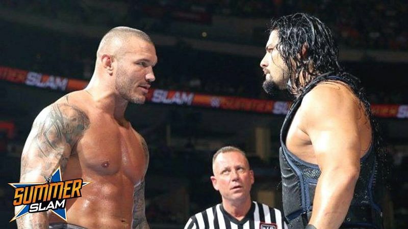 Reigns and Orton faced each other at Summerslam 2014