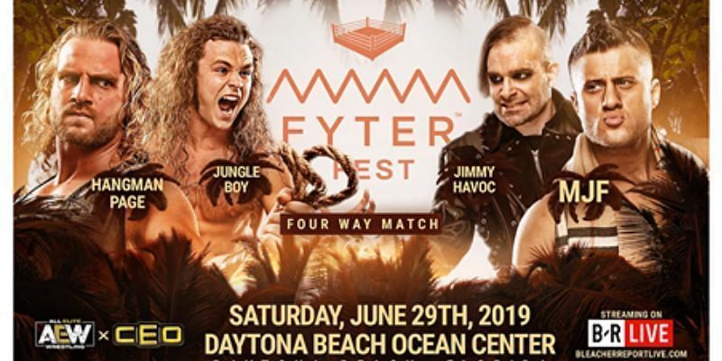 Adam Page vs. Jimmy Havoc vs. Jungle Boy vs. MJF