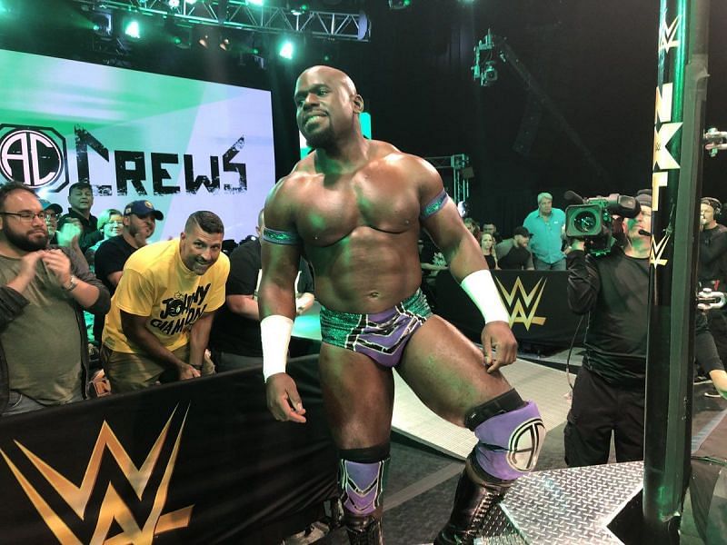 Apollo Crews returned to NXT to face Kushida